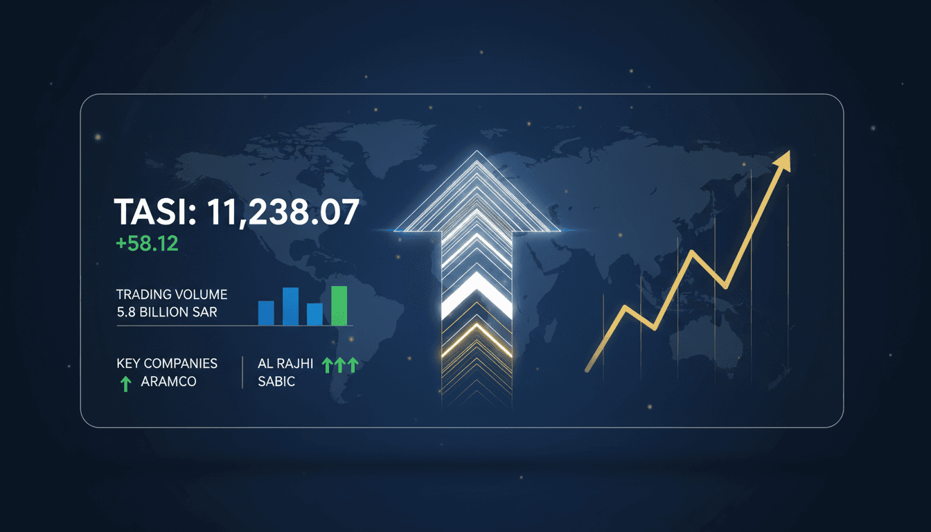 Saudi stock market index rises to 11,238 points amid positive investor sentiment