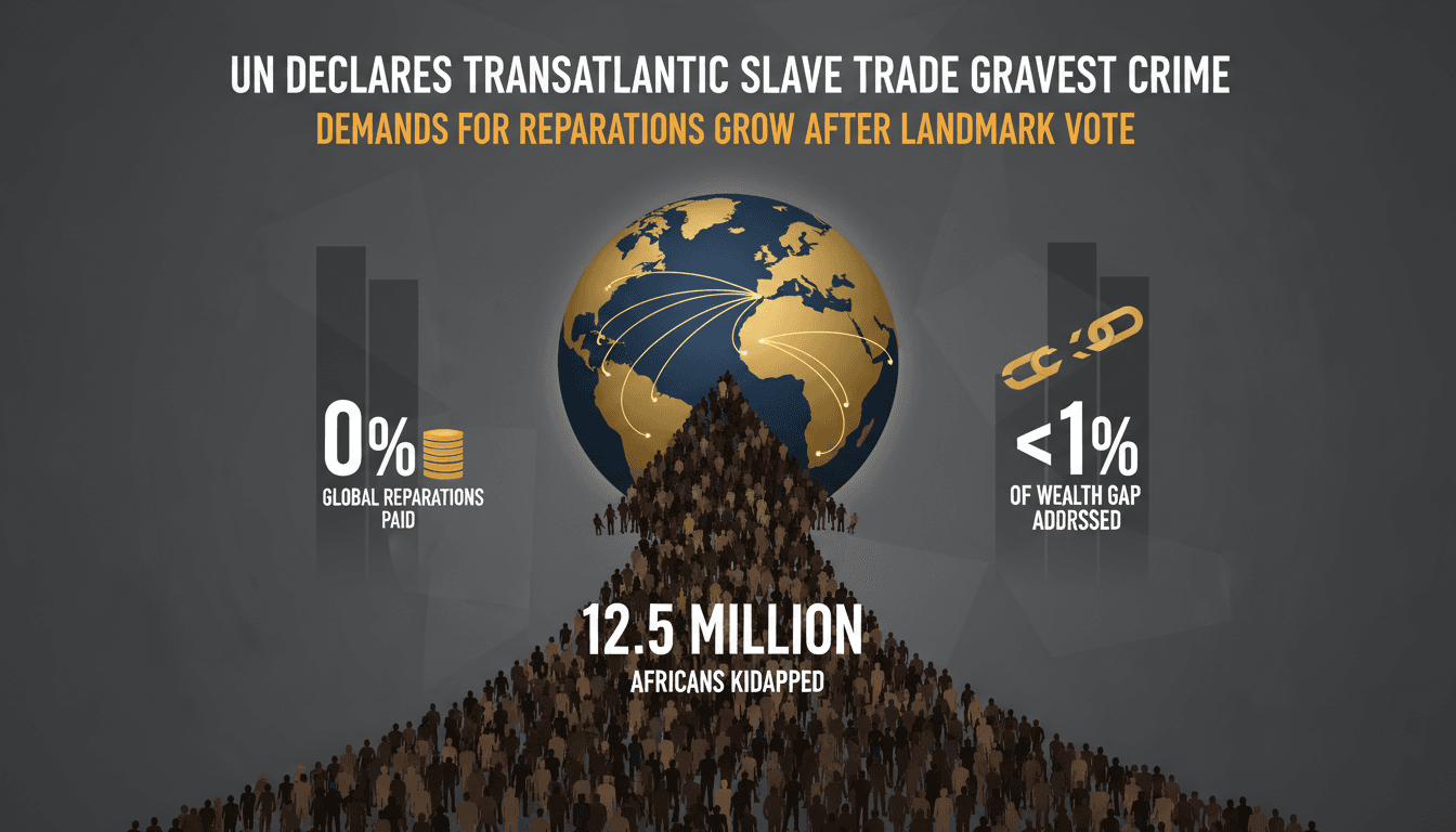 UN General Assembly Declares Transatlantic Slave Trade as Gravest Crime Against Humanity