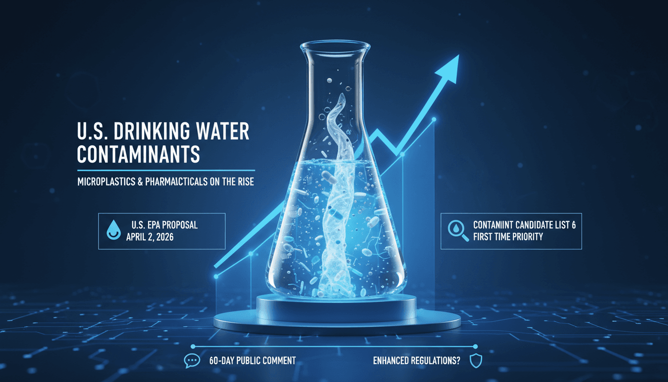 U.S. EPA Proposes Microplastics and Pharmaceuticals for Contaminant Candidate List 6