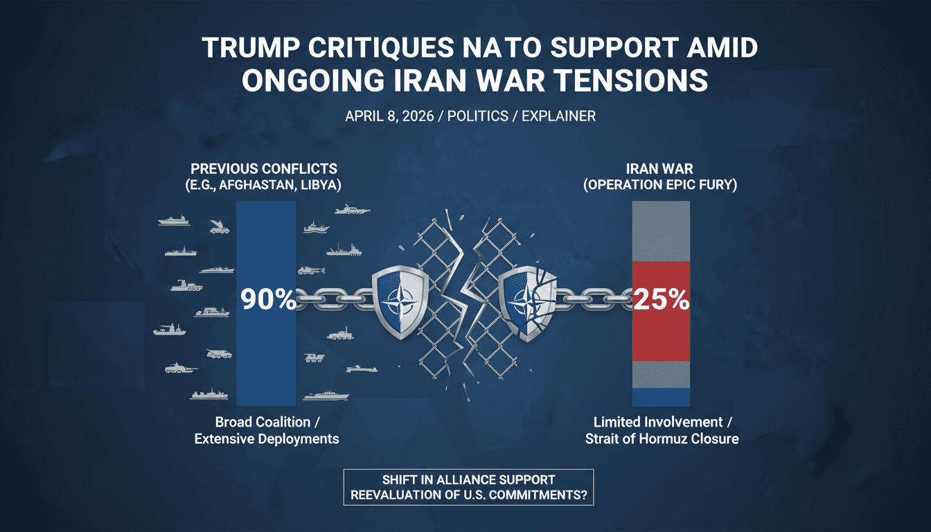 Trump Critiques NATO Support Amid Ongoing Iran War Tensions