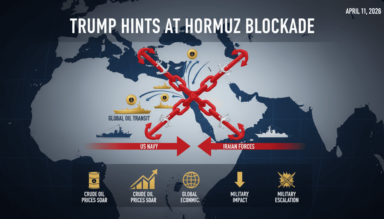 Trump Considers Naval Blockade of Strait of Hormuz Following Failed US-Iran Talks