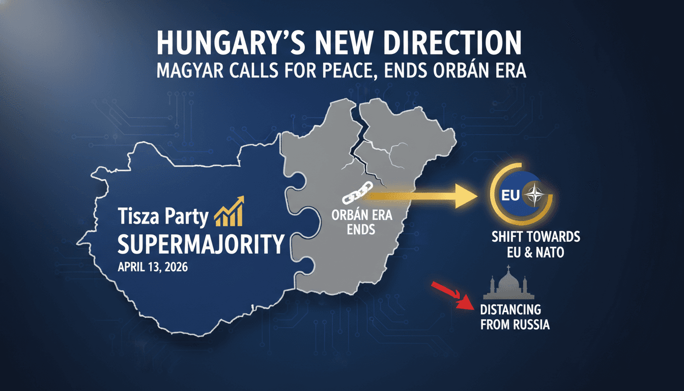 Hungary's Prime Minister-Elect Péter Magyar Calls for End to Ukraine War in Press Conference