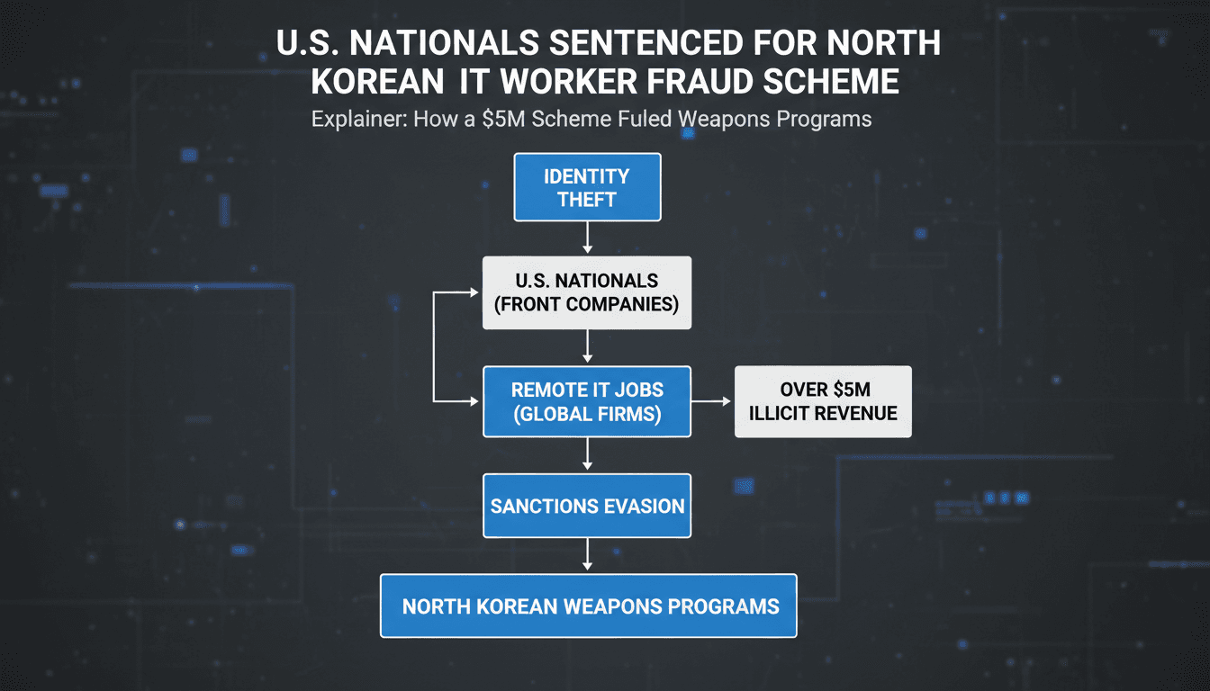 U.S. Nationals Sentenced for North Korean IT Worker Fraud Scheme