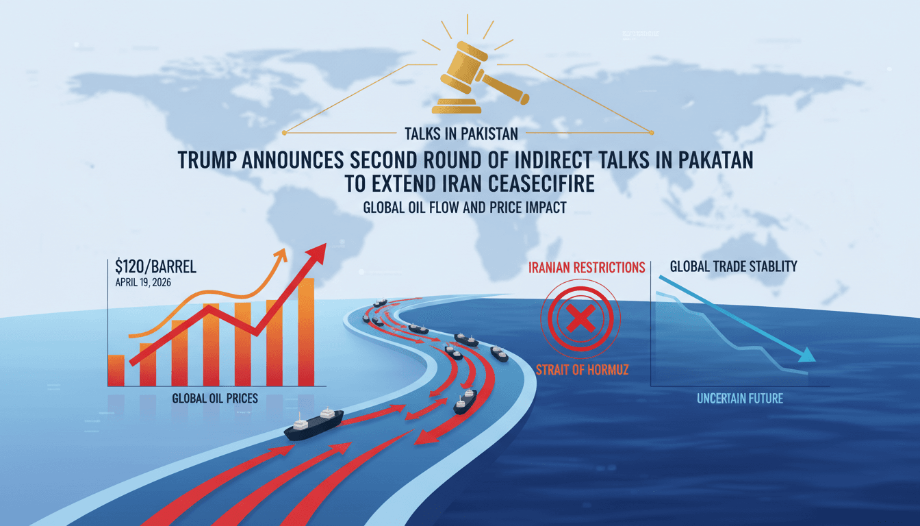 Trump Announces Second Round of Indirect Talks in Pakistan to Extend Iran Ceasefire