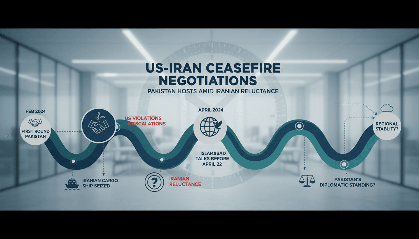 Pakistan Hosts US-Iran Ceasefire Negotiations Amid Iranian Reluctance