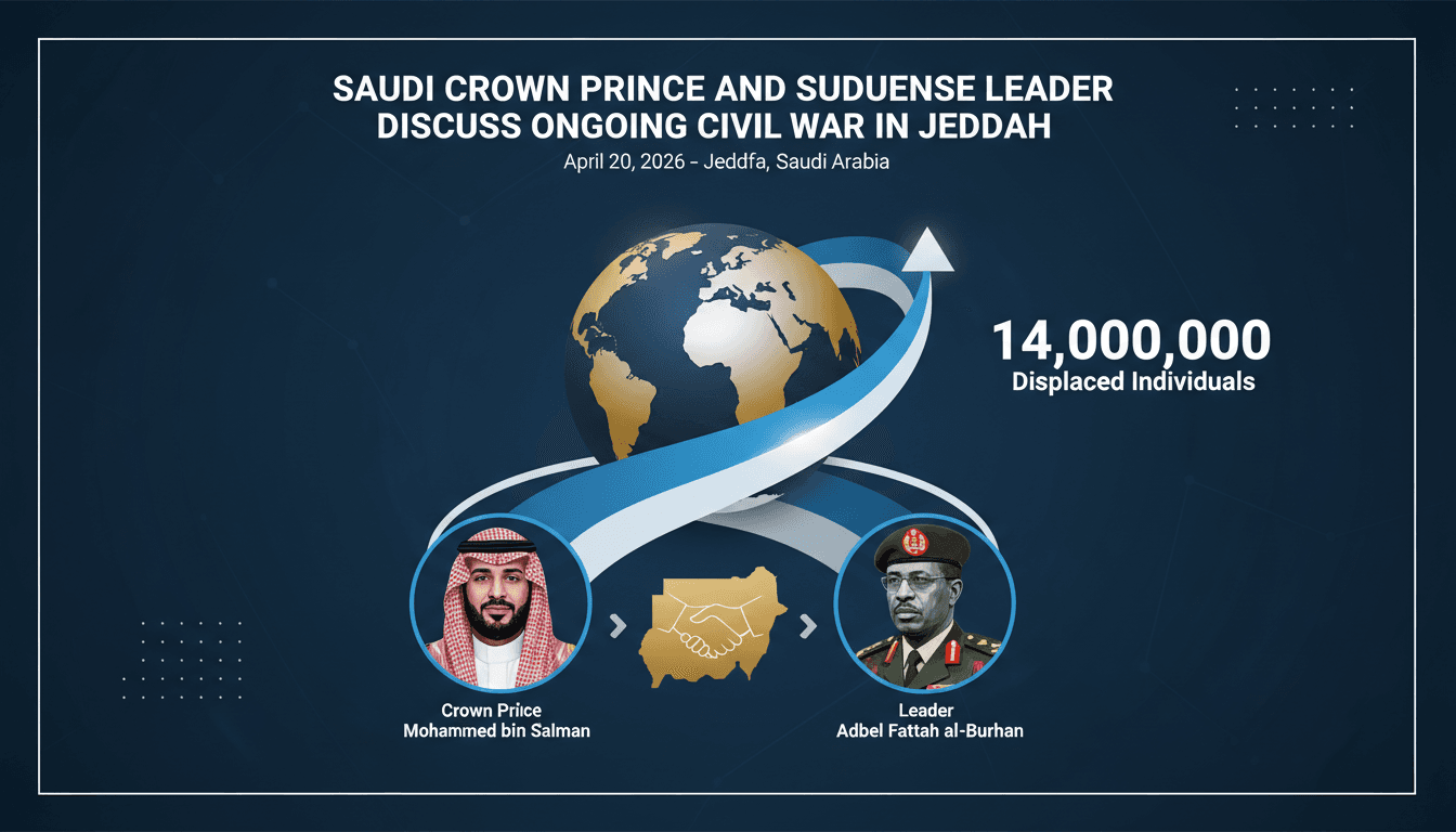 Saudi Crown Prince and Sudanese Leader Discuss Ongoing Civil War in Jeddah