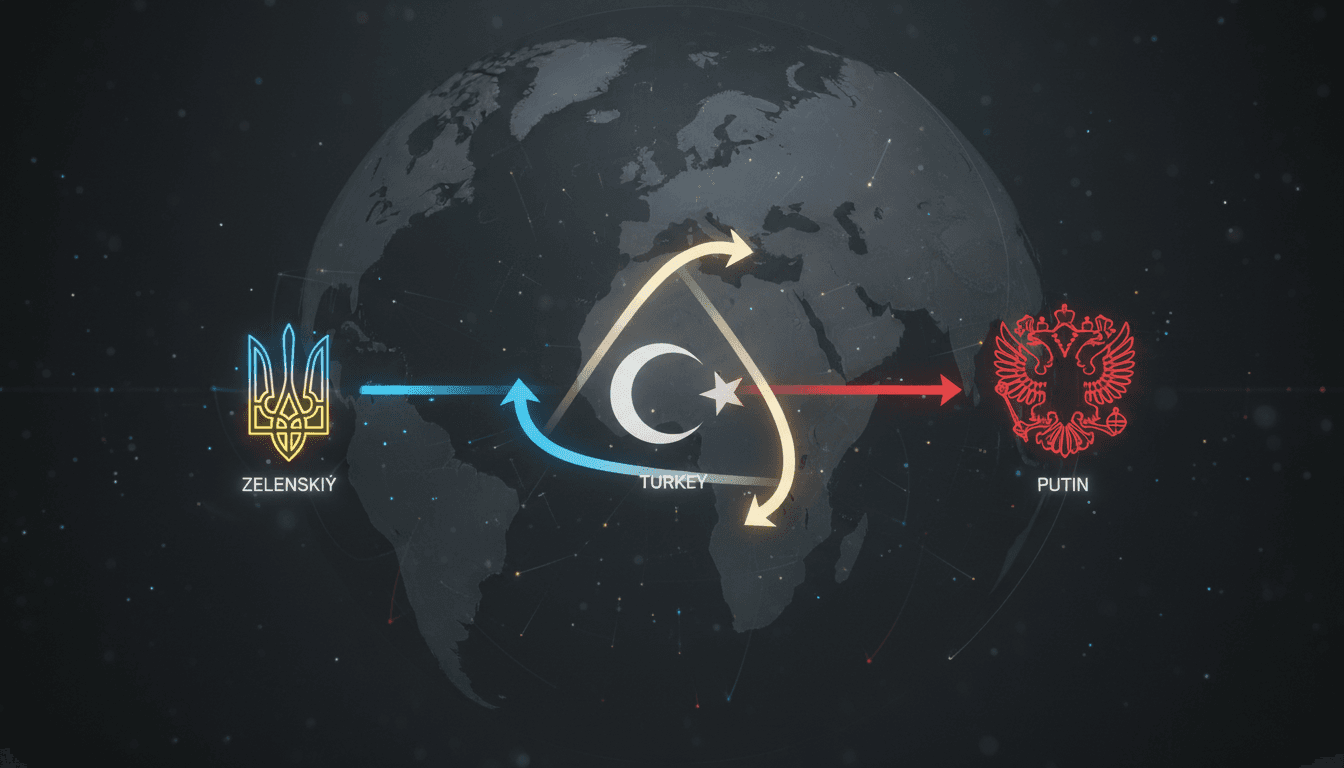 Ukraine Requests Turkey to Mediate Meeting Between Zelenskiy and Putin