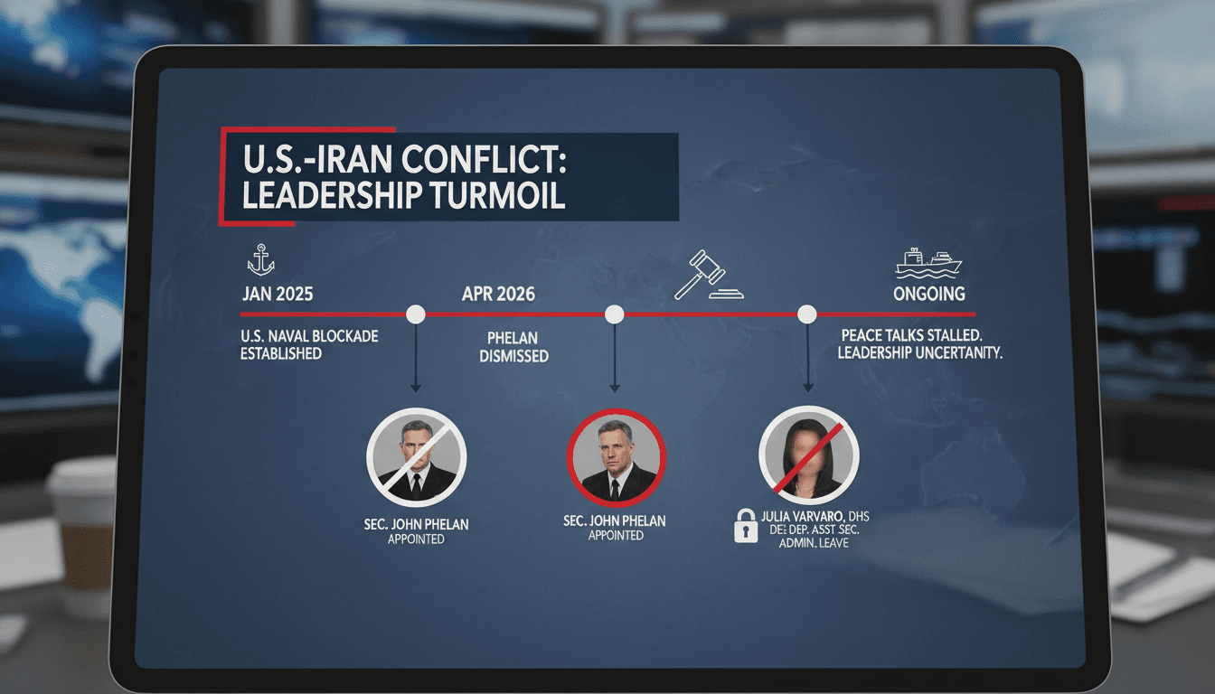 U.S. Navy Secretary John Phelan Dismissed Amid Ongoing Iran Blockade and DHS Official Placed on Leave