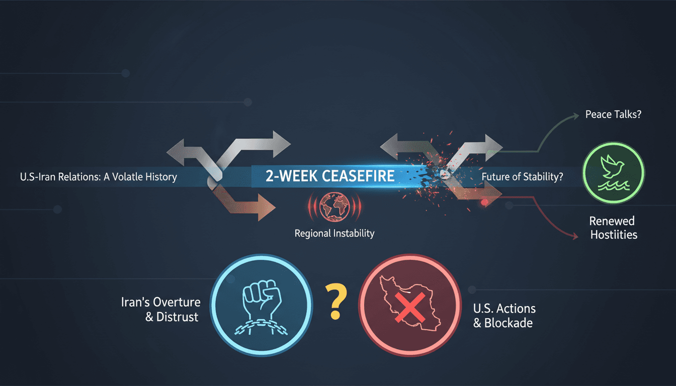 Iran expresses willingness for peace talks with the U.S. amid distrust and expiring ceasefire