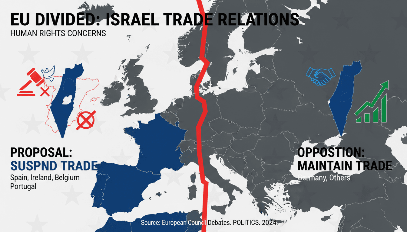 EU Member States Divided Over Trade Relations with Israel Amid Human Rights Concerns