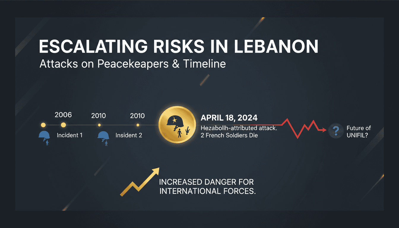 Second French soldier dies from Lebanon peacekeeper attack attributed to Hezbollah