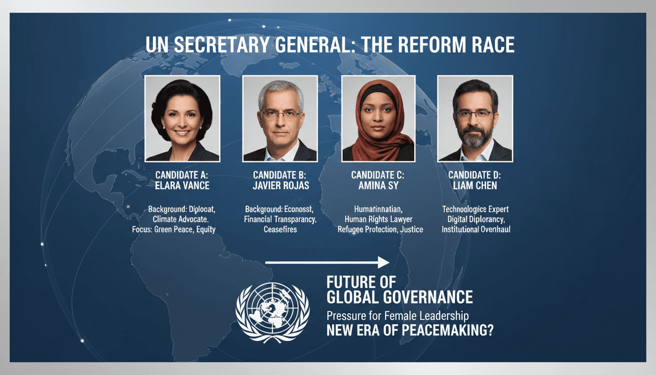 Candidates for UN Secretary-General Commit to Reforms Amid Public Hearings