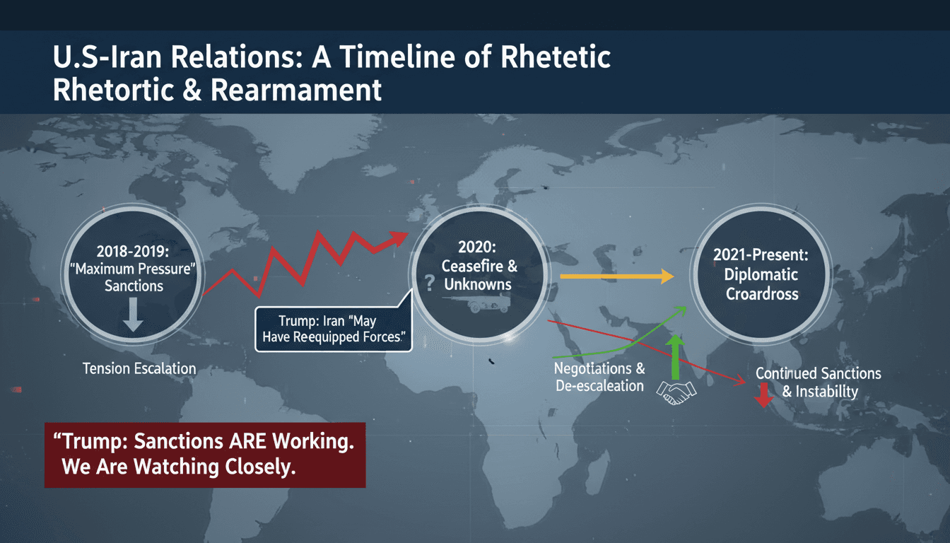 Trump escalates rhetoric against Iran amid concerns of military rearmament