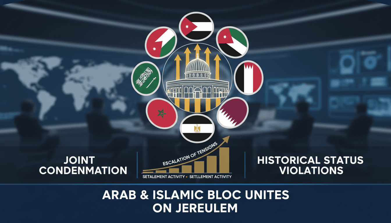 Eight Arab and Islamic nations condemn Israeli actions in Jerusalem