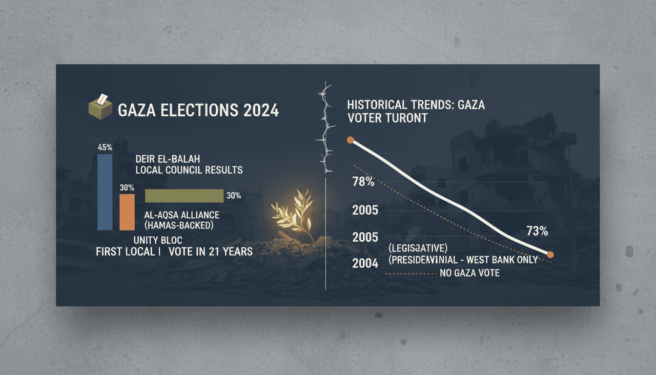Gaza conducts first local elections in 21 years amid ongoing conflict