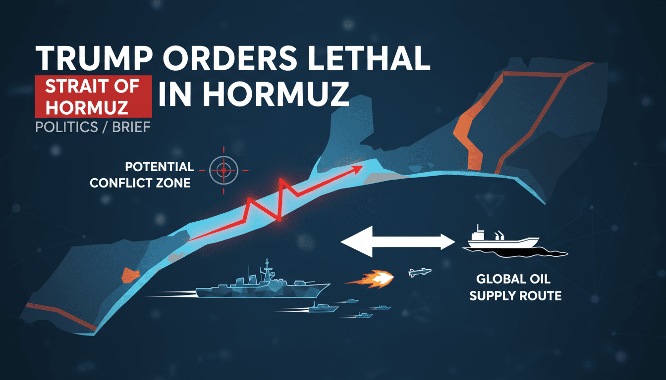 Trump Orders Lethal Force Against Iranian Boats in Strait of Hormuz