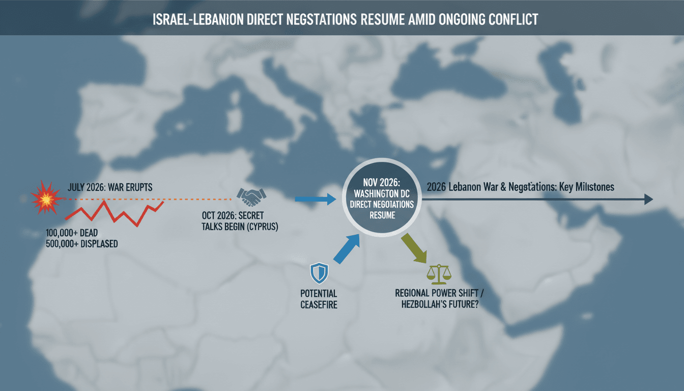 Israeli-Lebanese Direct Negotiations Resume Amid Ongoing Conflict
