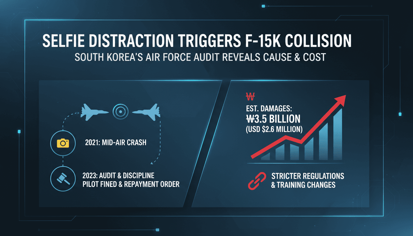 South Korea's air force confirms selfie distraction caused 2021 fighter jet collision