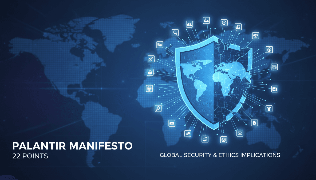 Palantir Technologies releases controversial manifesto advocating for U.S. military dominance