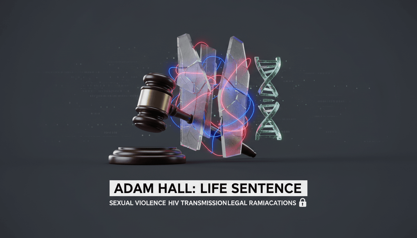 Adam Hall sentenced to life for raping young men and intentionally spreading HIV