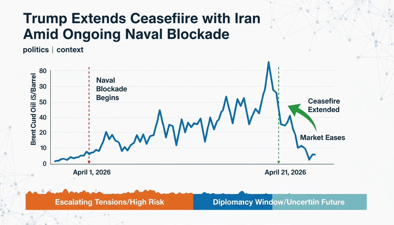 Trump Extends Ceasefire with Iran Amid Ongoing Naval Blockade