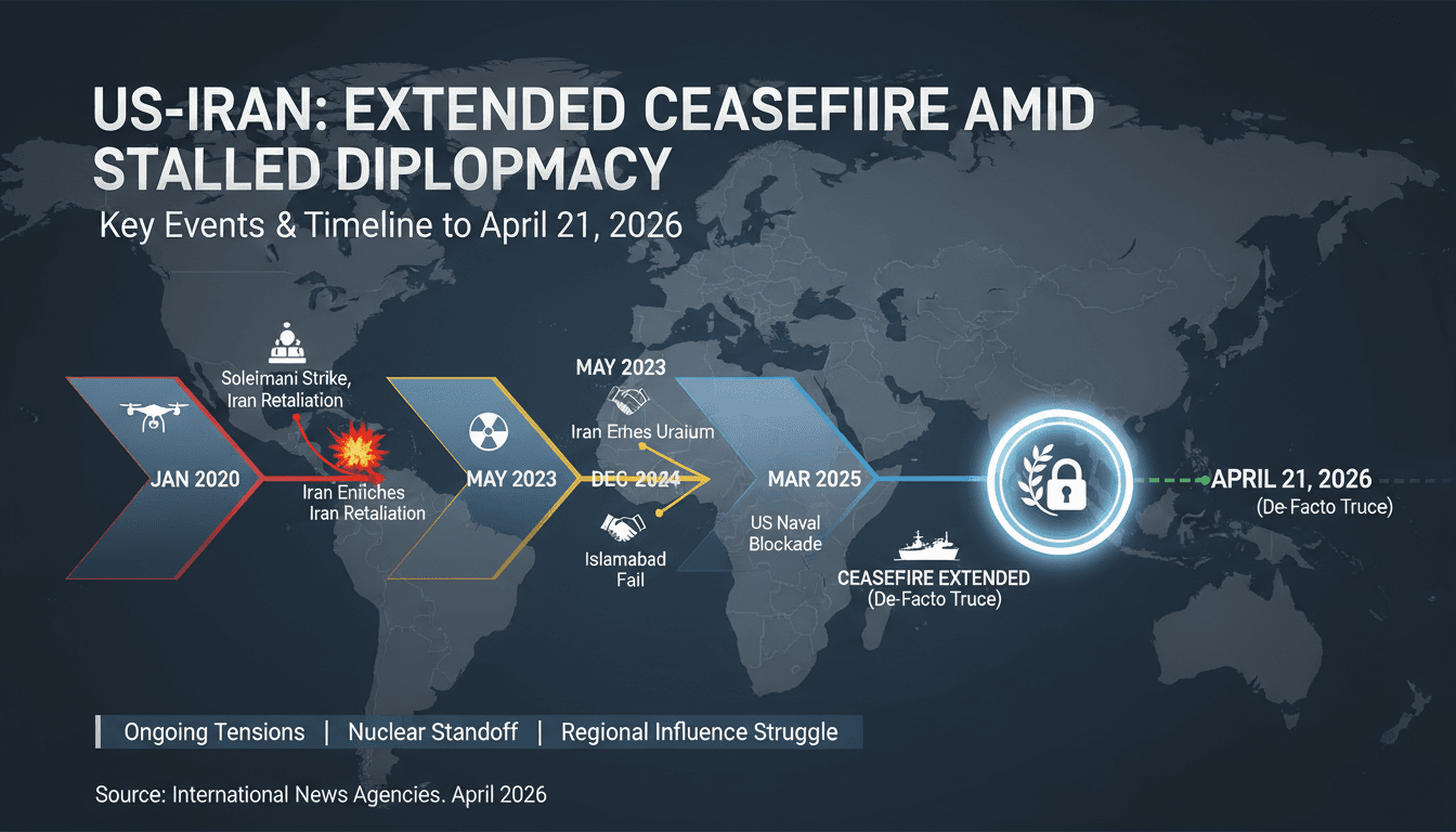 US Extends Ceasefire with Iran Amid Stalled Diplomacy
