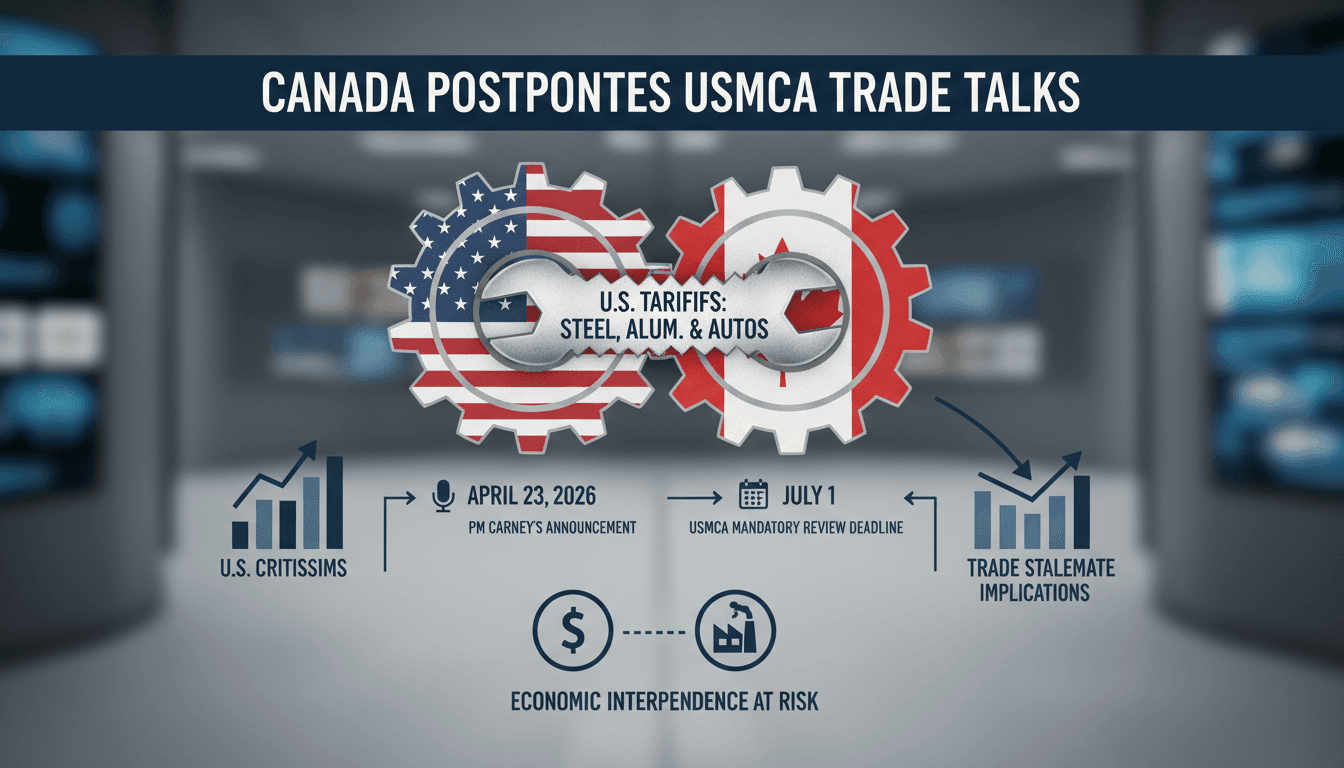 Canada Postpones USMCA Trade Talks Over U.S. Tariffs Violations