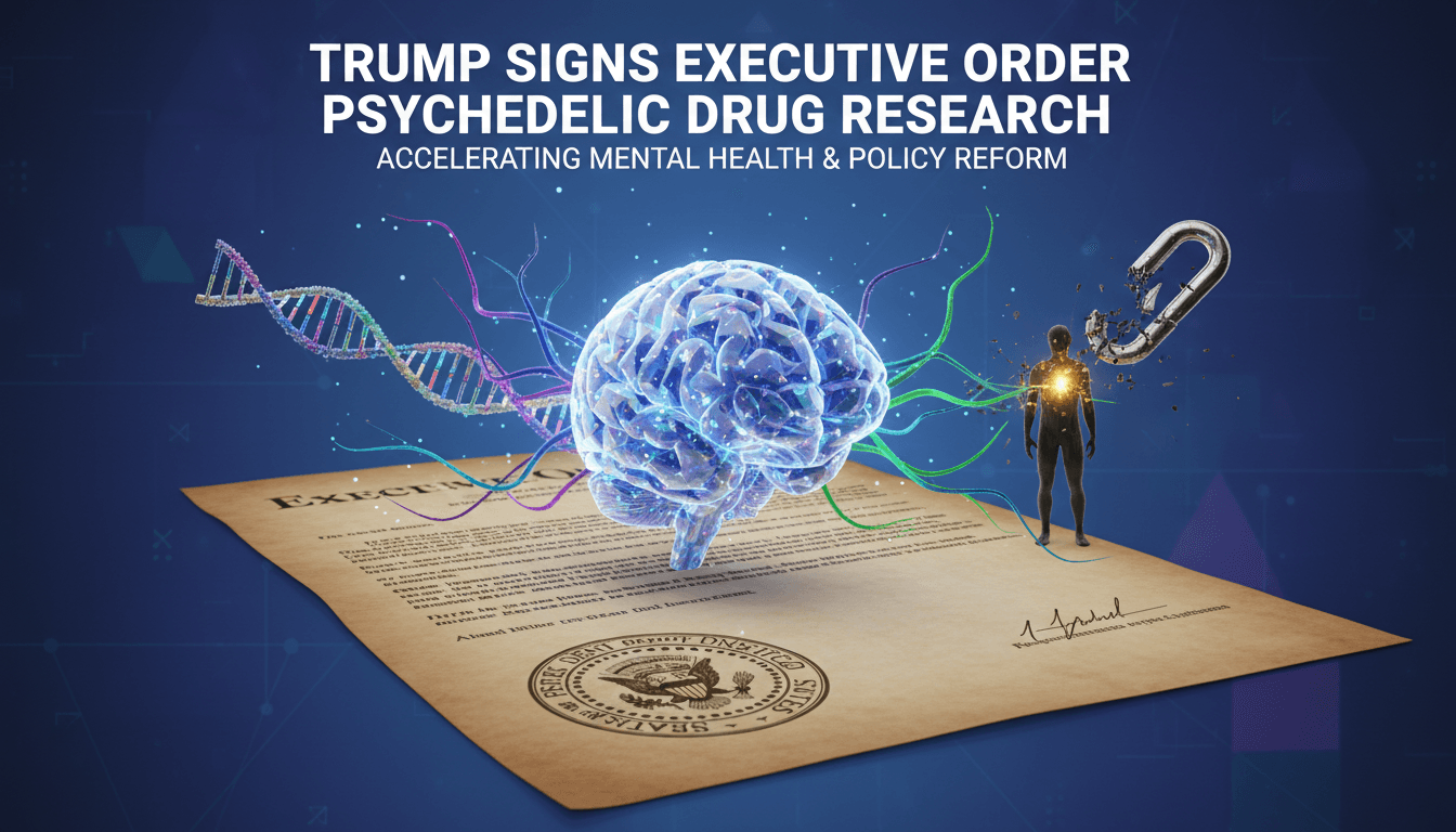 Trump signs executive order to accelerate psychedelic drug research