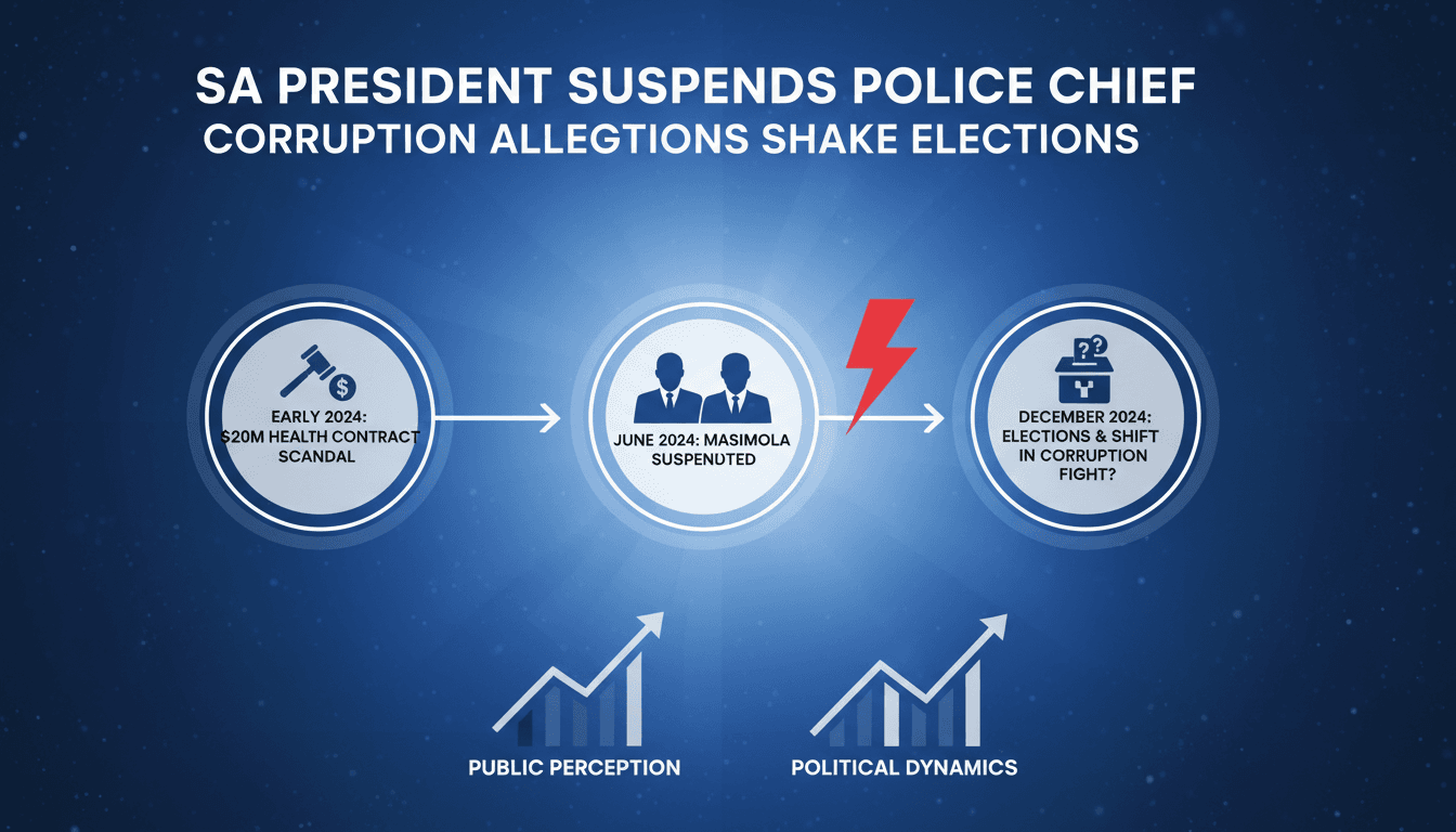 South African President suspends police chief amid corruption allegations