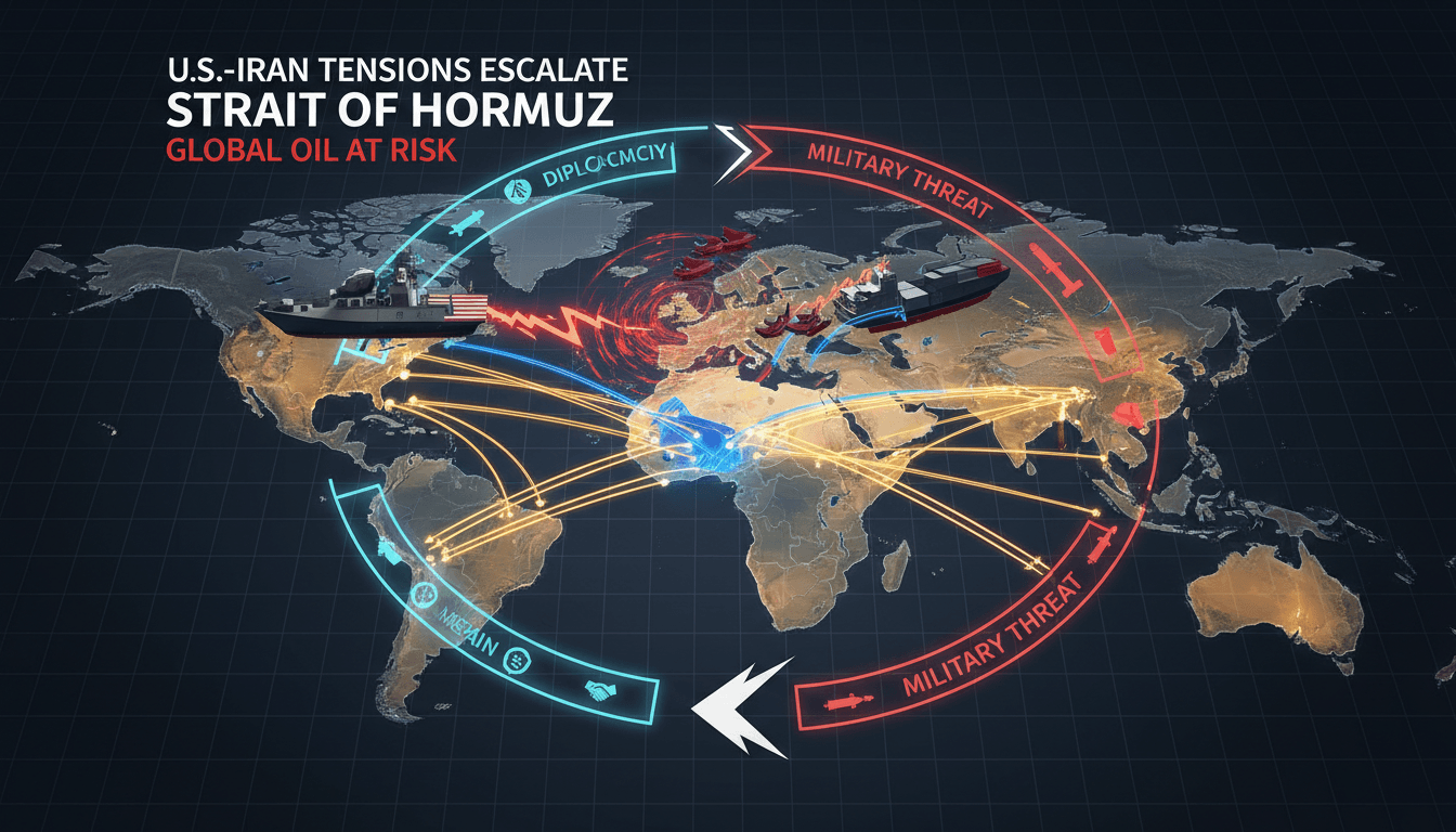 Escalating U.S.-Iran Tensions Over Strait of Hormuz Amid Negotiations