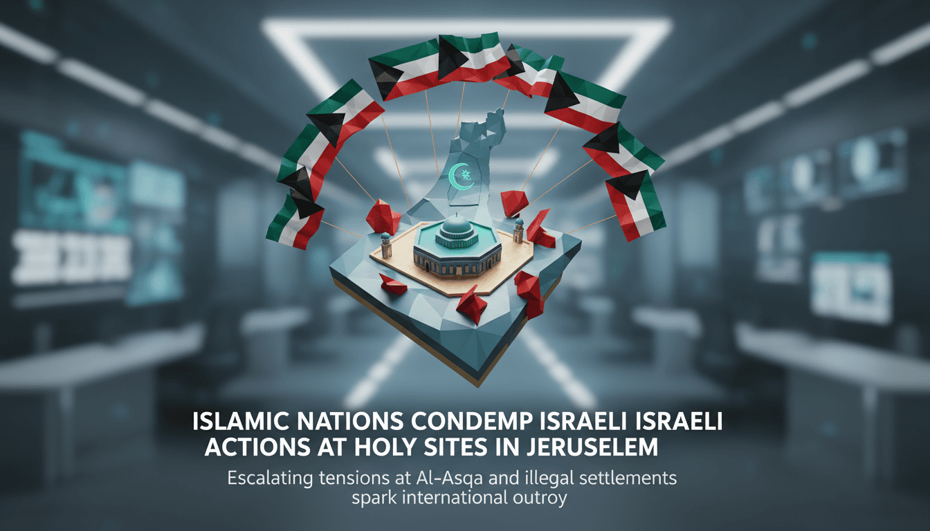 Islamic nations condemn Israeli actions at holy sites in Jerusalem