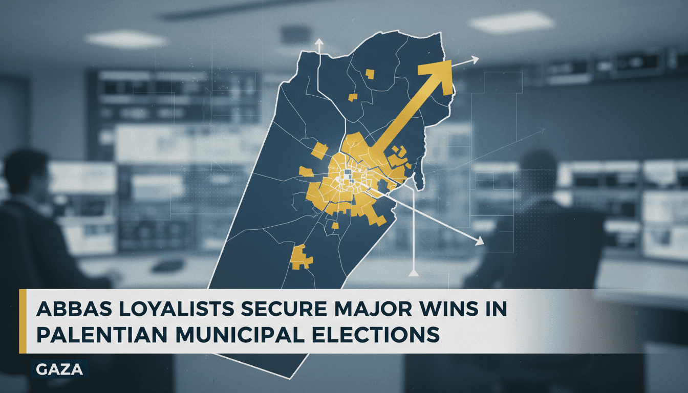 Abbas Loyalists Secure Major Wins in Palestinian Municipal Elections