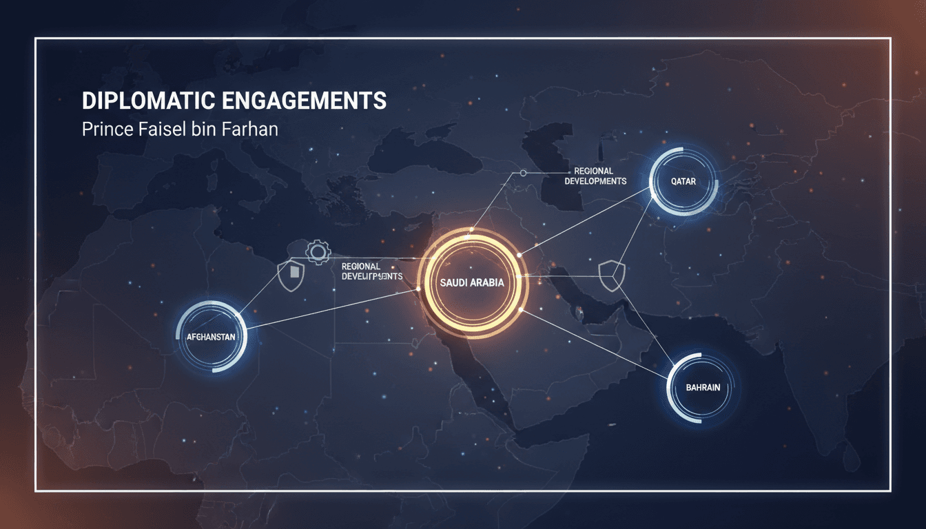Saudi Foreign Minister Engages in Diplomatic Calls with Afghanistan, Qatar, and Bahrain