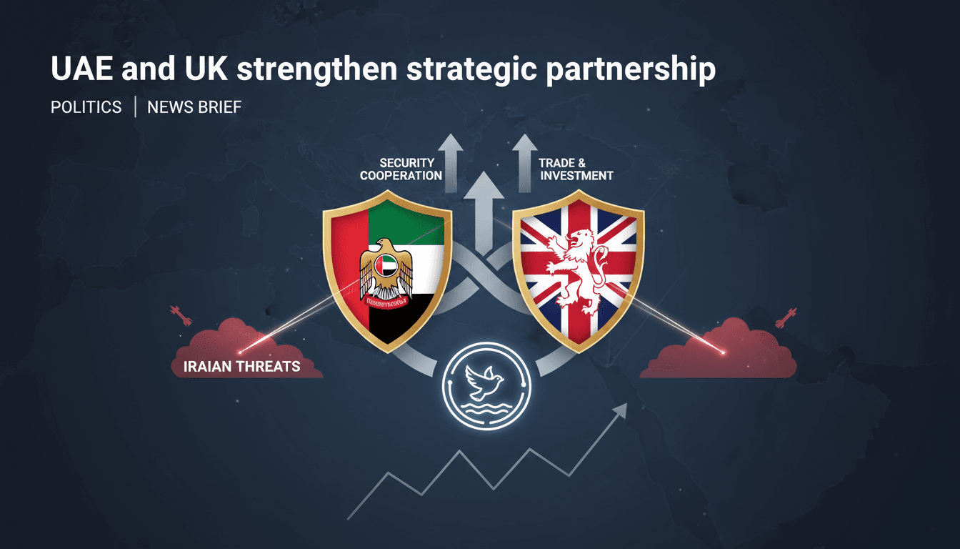 UAE and UK strengthen strategic partnership amid Iranian threats