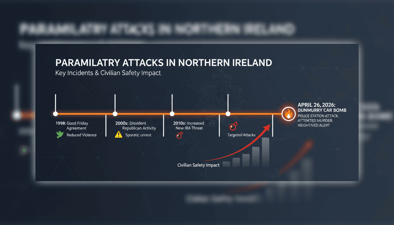 Car bomb explosion outside police station in Dunmurry linked to New IRA