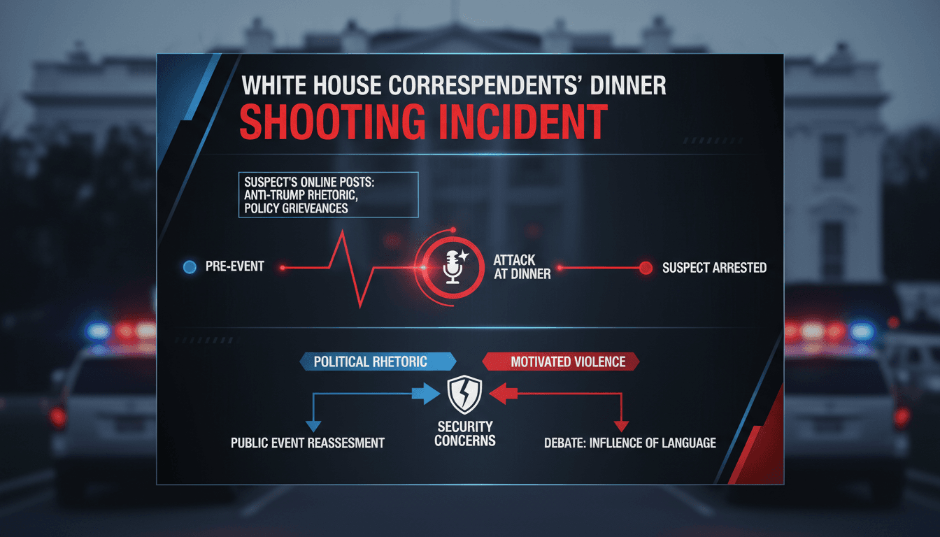 Shooting Incident at White House Correspondents' Dinner Raises Security Concerns