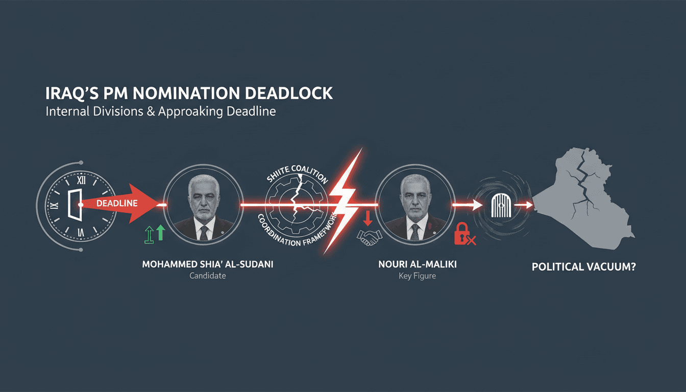 Iraq's Ruling Coalition Fails to Nominate New Prime Minister as Deadline Approaches
