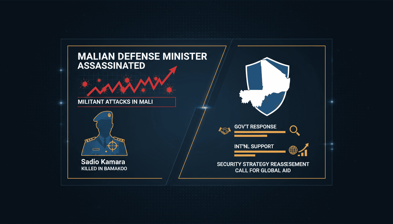 Malian Defense Minister Sadio Kamara assassinated in militant attack