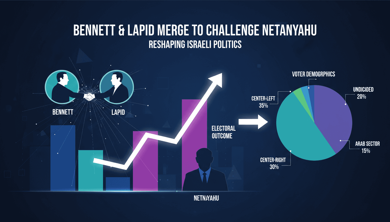 Bennett and Lapid Merge Parties to Challenge Netanyahu in Upcoming Elections