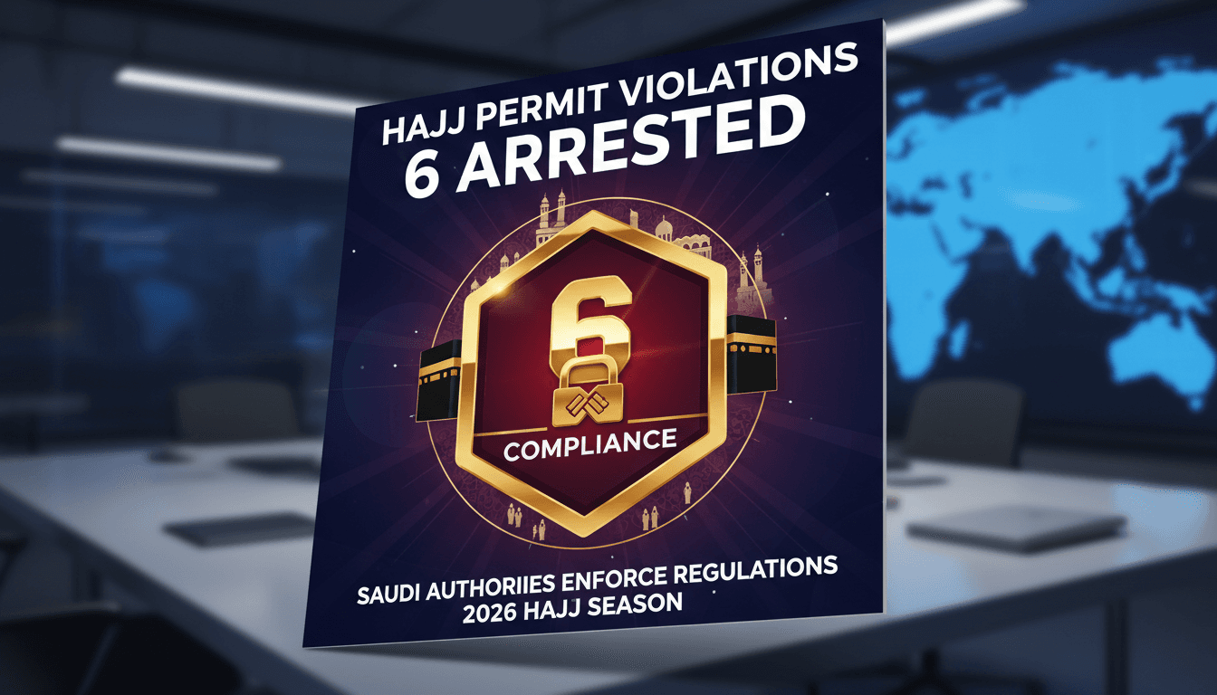 Saudi Authorities Arrest Six for Hajj Permit Violations