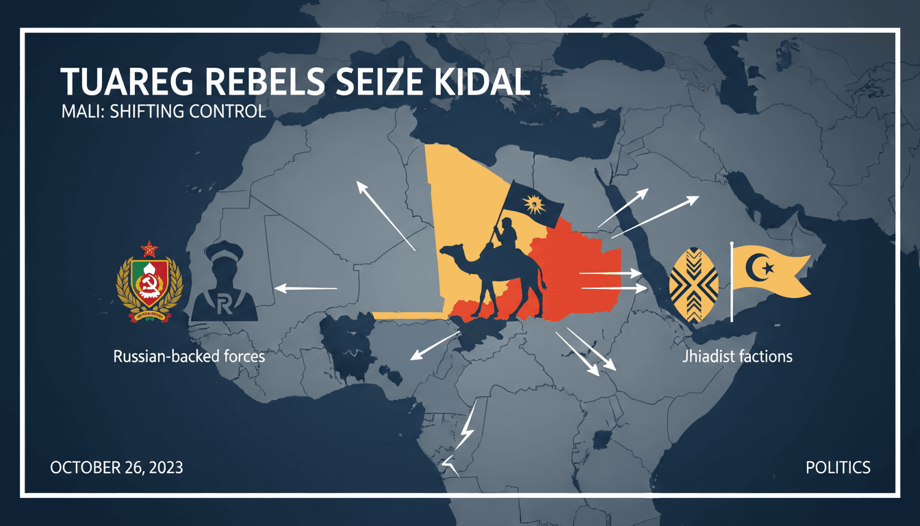 Tuareg Rebels Seize Control of Kidal Amid Renewed Violence in Mali
