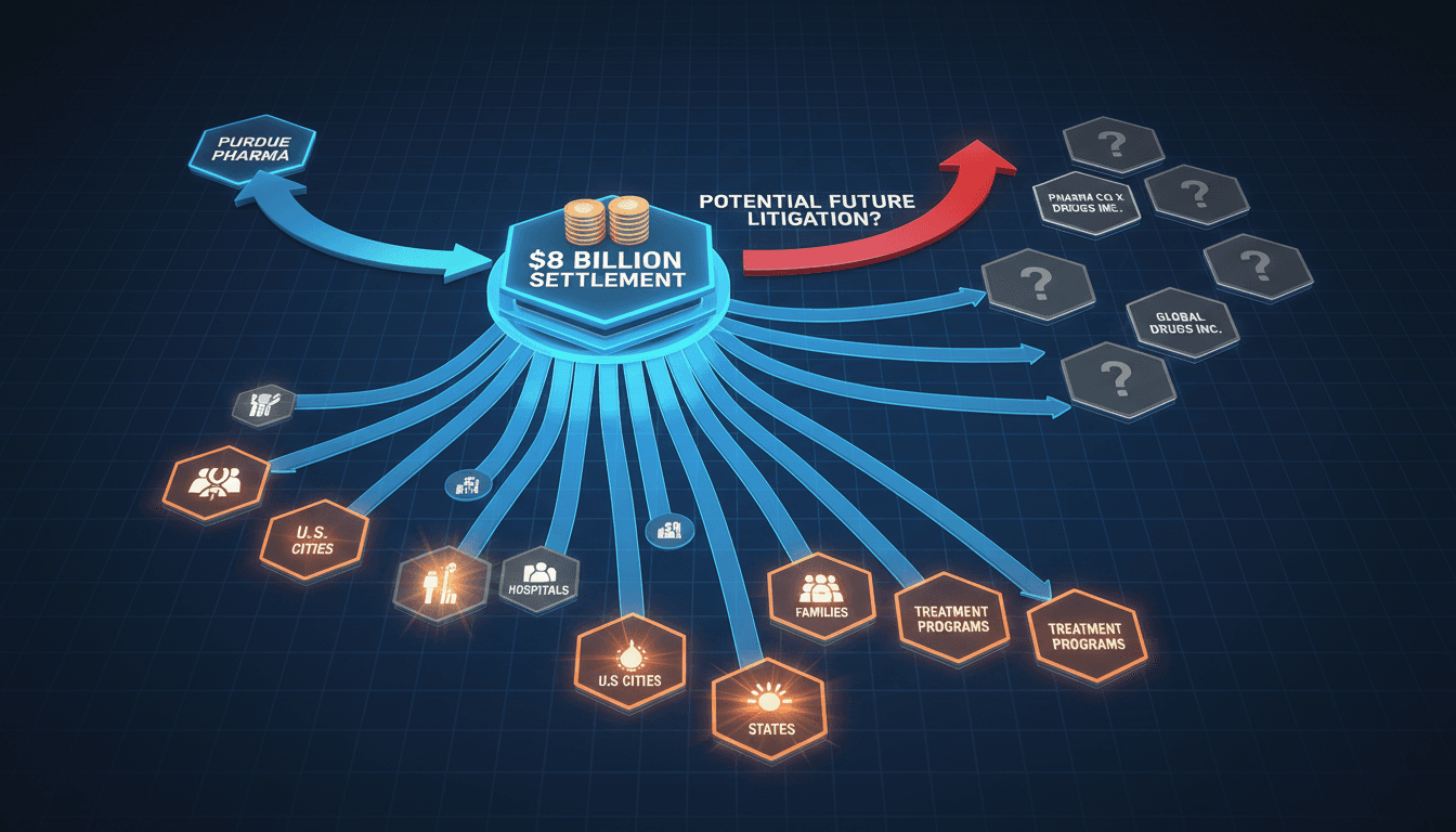 Purdue Pharma agrees to $8 billion settlement over opioid crisis