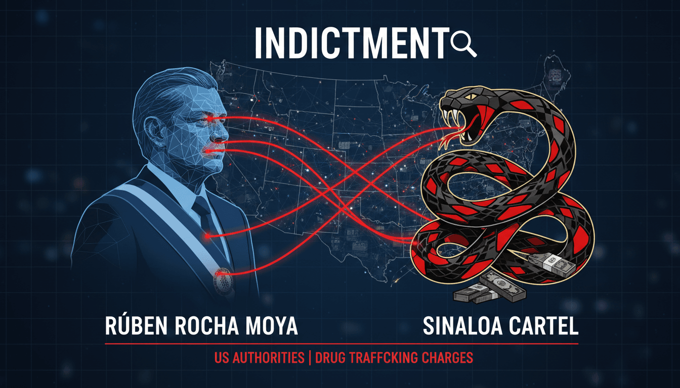 Sinaloa governor indicted on drug trafficking charges by U.S. authorities