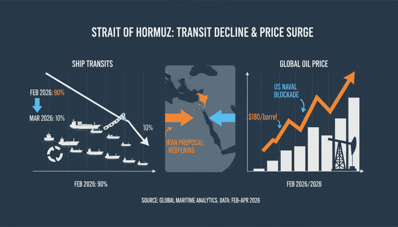 Iran Proposes Reopening Strait of Hormuz in Exchange for U.S. Lifting Naval Blockade