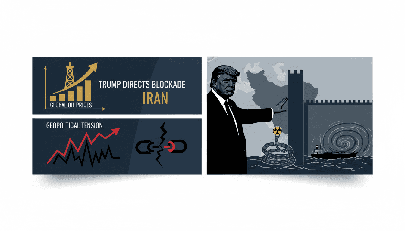 Trump Directs Aides to Prepare for Long-Term Blockade Against Iran