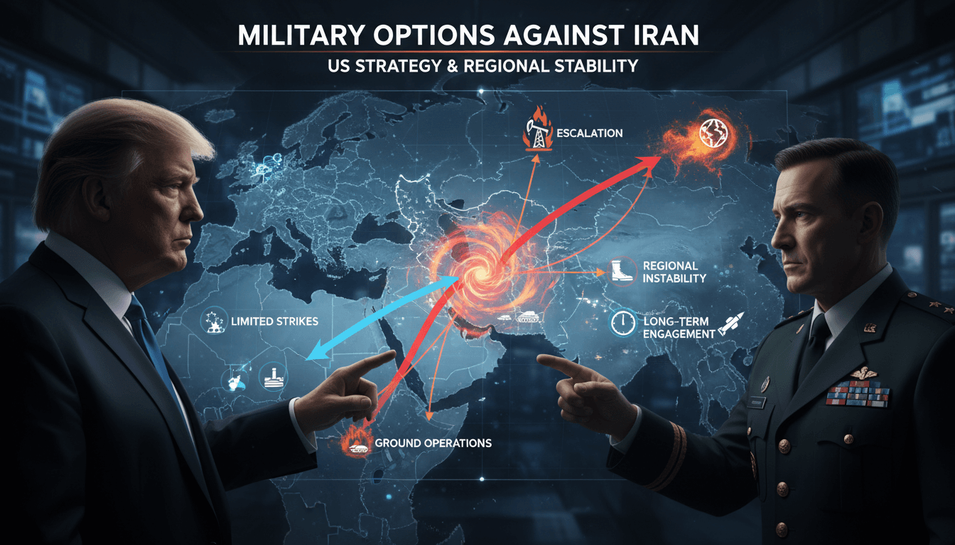 Trump Briefed on New Military Options Against Iran