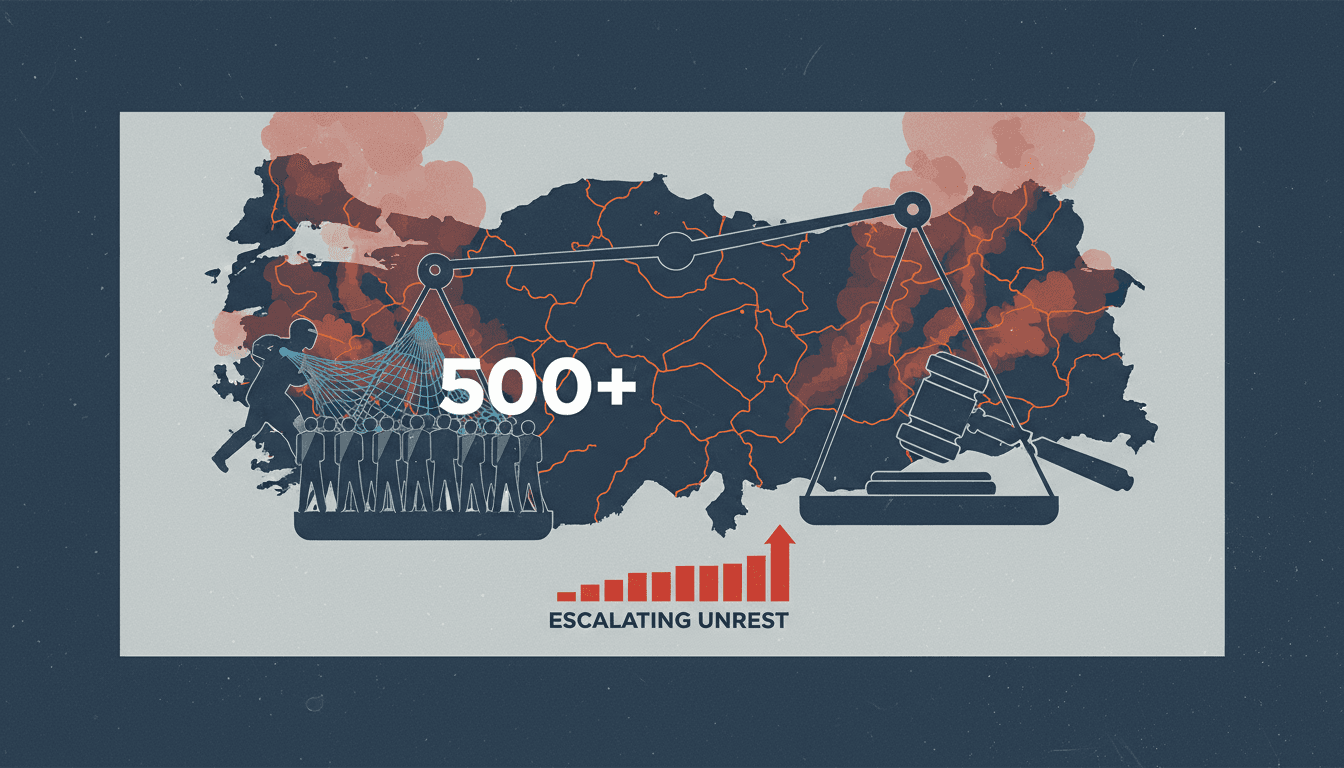 Turkish police arrest over 500 during May Day protests in Istanbul