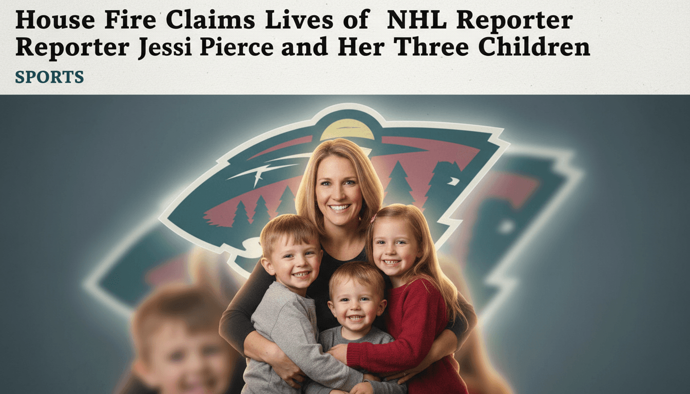 House Fire Claims Lives of NHL Reporter Jessi Pierce and Her Three Children