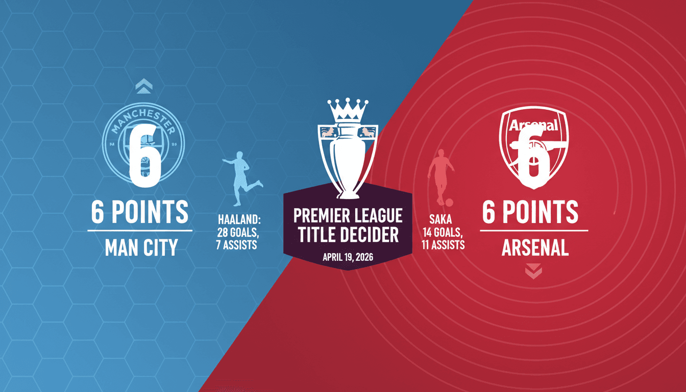 Manchester City and Arsenal Clash in Premier League Title Decider
