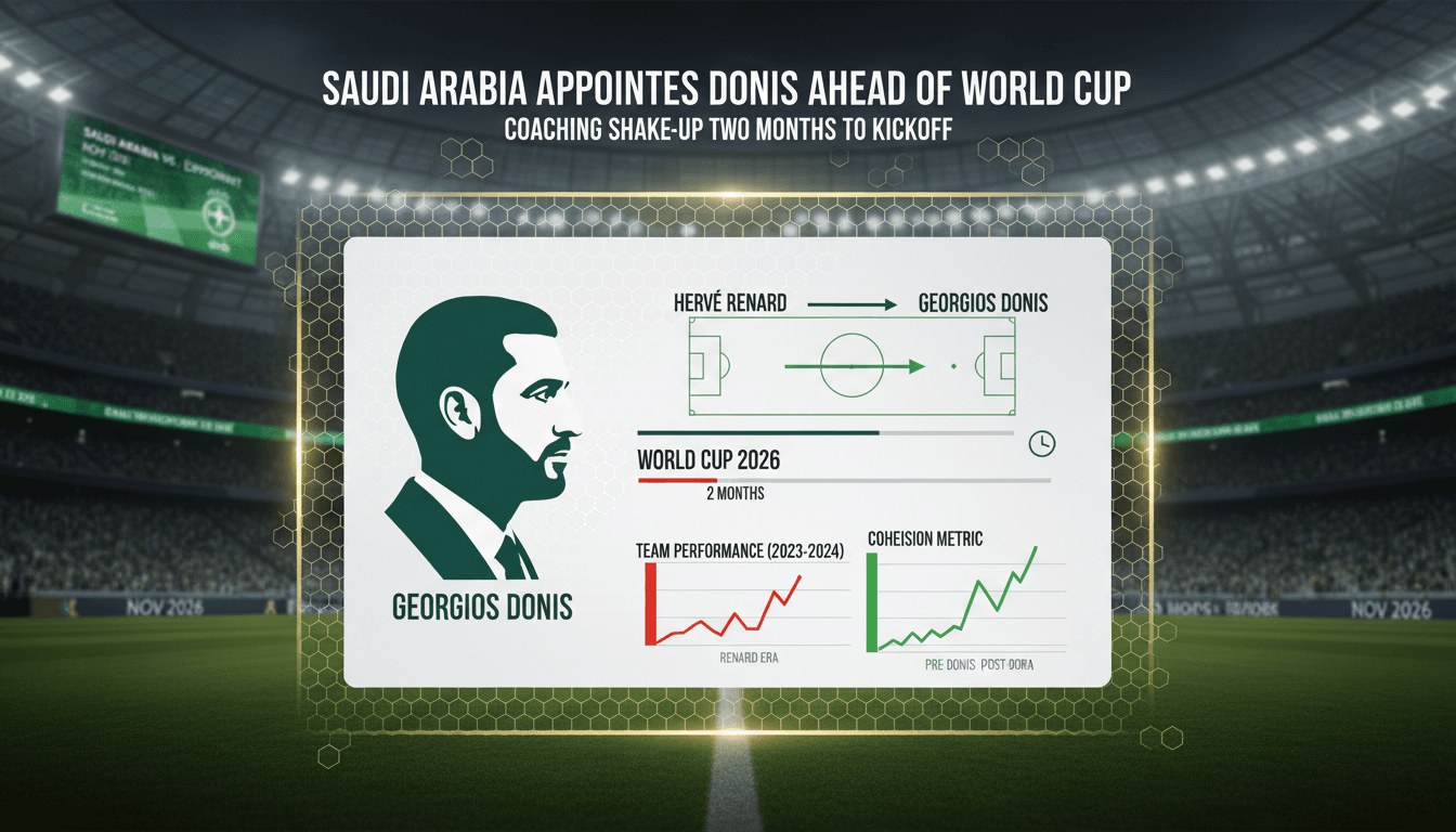 Saudi Arabia appoints Georgios Donis as national football team head coach ahead of World Cup